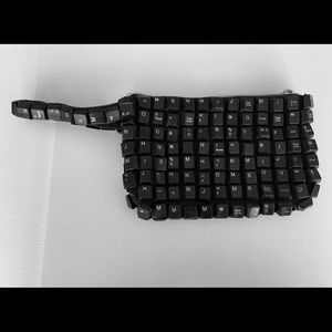 Keyboard clutch purse